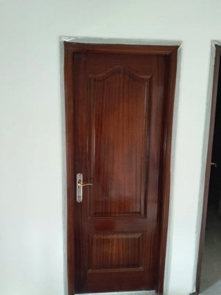 Puerta madera 72cm con 4 cristales