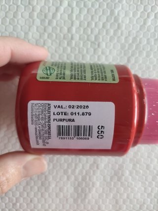 Tinta Cintilante Roxa