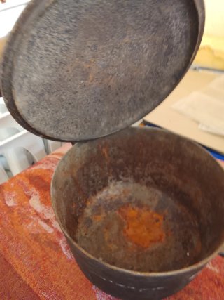 Olla industrial antigua