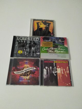 Lote 5 CDs Lou Reed y Lynyrd Skynyrd