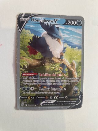 Carta Pokémon Honchkrow V