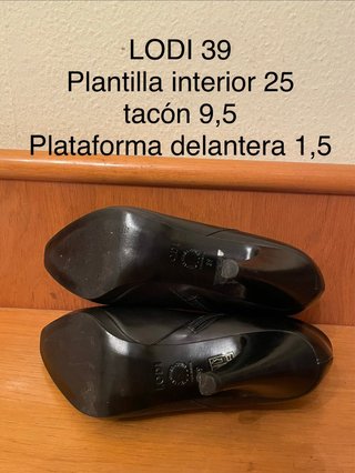 LODI - Botines Tacón piel negro 39