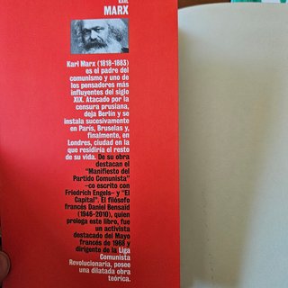 La crisis del capitalismo,  Karl Marx.