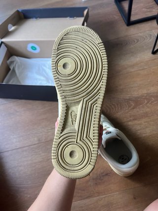 Nike Air Force 1 Beige/Blanco