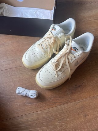 Nike Air Force 1 Beige/Blanco