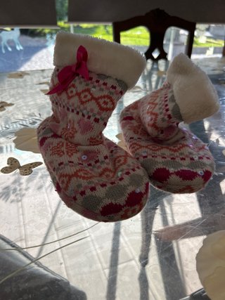Pantufas de Inverno com Padrão
