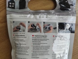 Pó Cerâmico Raysin 250 - 1kg - Preto