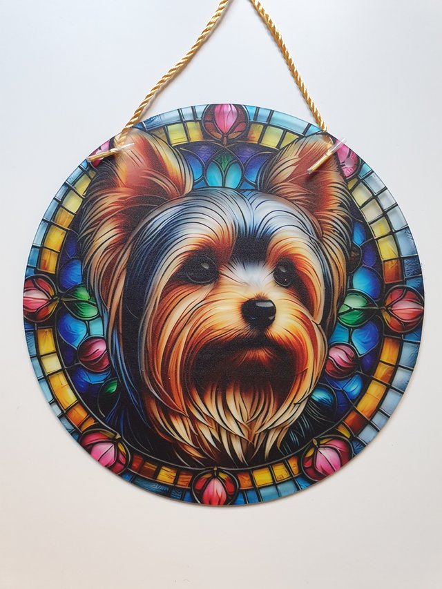 Decoracion perro Yorkie