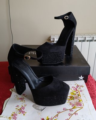 Zapatos tacón platafor Plantilla Piel 39 de 79.99€
