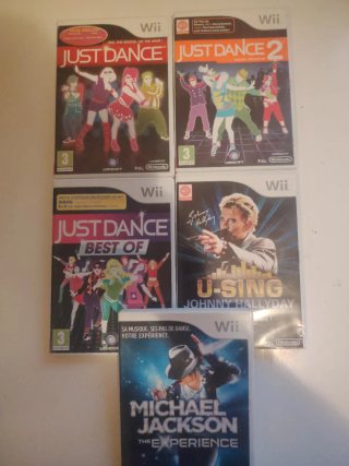 Lote 5 Juegos Wii: Just Dance y otros