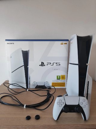 PS5 Slim 1 TB con lector + Mando + Caja original