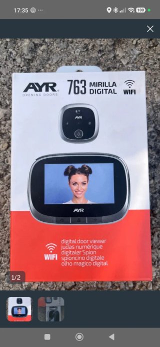 Mirilla Digital Ayr 763 con WiFi