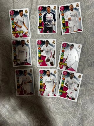 Cromos de fútbol Real Madrid