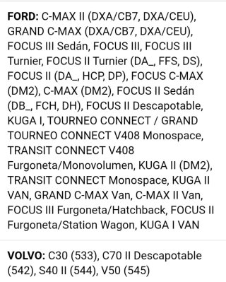 Bosch Discos Freno Ford Focus Kuga C-Max Tourneo