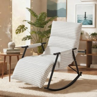 Silla Mecedora con Reposapiés Ajustable