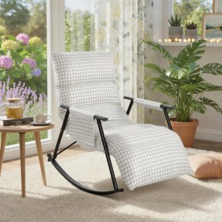 Silla Mecedora con Reposapiés Ajustable