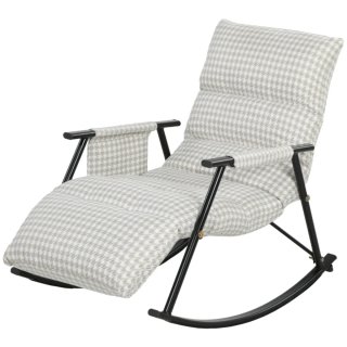 Silla Mecedora con Reposapiés Ajustable