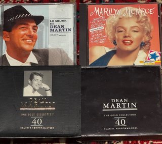 Lote de 3 CDs: Dean Martin y Marilyn Monroe