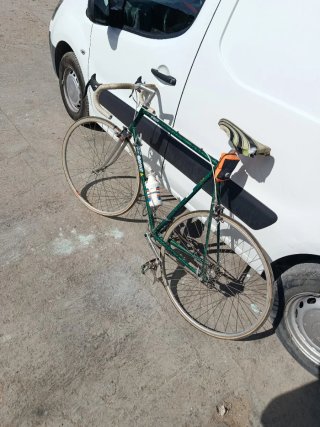 Bicicleta carretera Orbea clásica verde