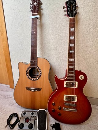 Pack Guitarras Zurdo + Pedal Multiefecto Zoom