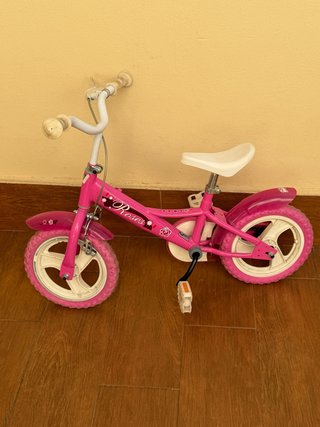 Bicicleta infantil rosa Roses