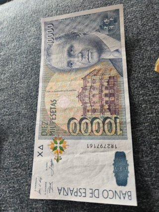 Billete 10.000 pesetas 1992