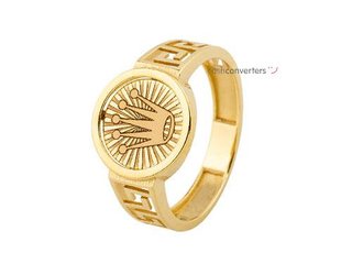 anillo oro 18k