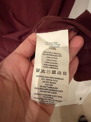 Camiseta Kent & Curwen x Beckham burdeos talla L