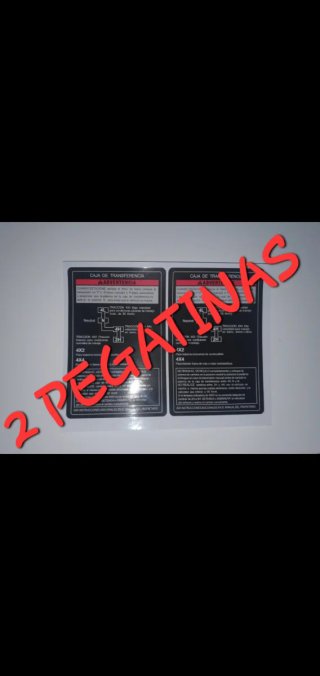 2 Pegatinas Suzuki Vitara Caja Transferencia