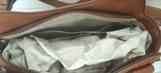 Bolso de hombro y cartera marrón nuevo