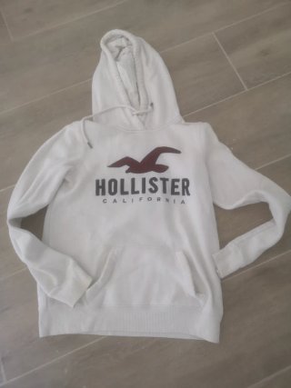 Sudadera Hollister Blanca