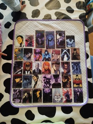 34 Cartas o tarjetas de Solo Leveling del manhwa