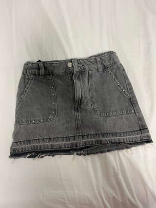 Falda vaquera gris Zara niña