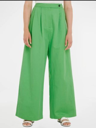 Pantalón ancho verde Tommy Hilfiger