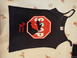 Camiseta Animalista Negra Talla M
