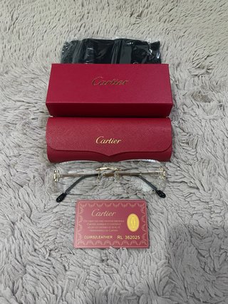 Gafas Cartier Doradas