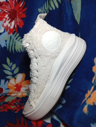 Converse Blancas Peluche