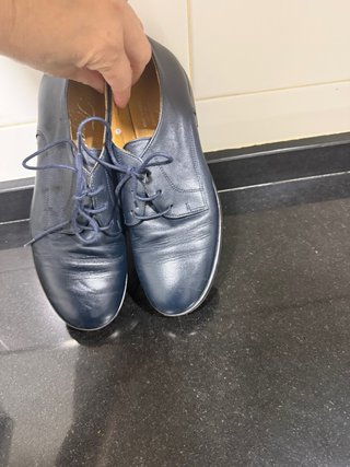 Zapatos ceremonia niño azul marino talla 37