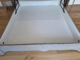 Cama canapé matrimonio 160x190