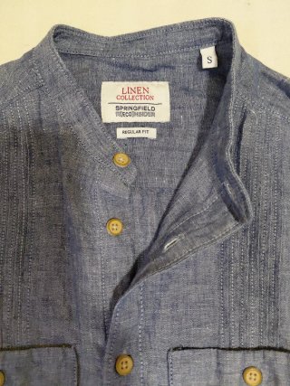 Camisa Springfield Lino Azul