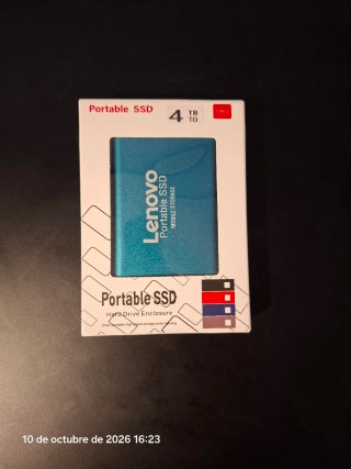Lenovo SSD Portátil 4TB Tipo C
