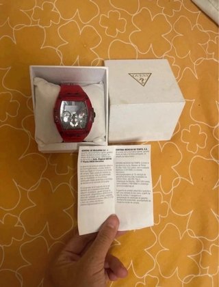 Reloj Guess Rojo para Hombre