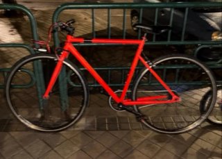 Bicicleta Fixie Roja