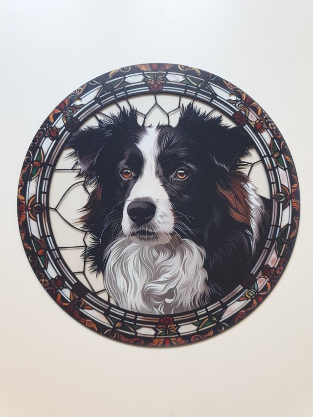 Decoración de pared Border Collie