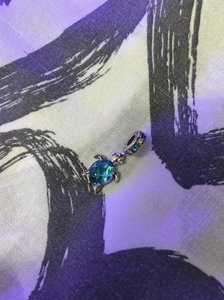 Pandora Charm Tortuga Azul