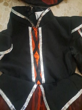 Disfraz Bruja Niña con Gorro talla 4