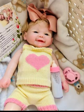 Muñeca silicona cuerpo completo 33cm