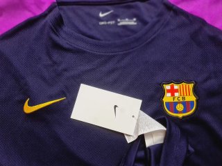 Camiseta Nike FC Barcelona Azul y Morada