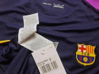 Camiseta Nike FC Barcelona Azul y Morada