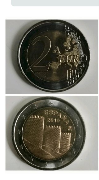 Moneda 2 Euro España 2019. Nuevo